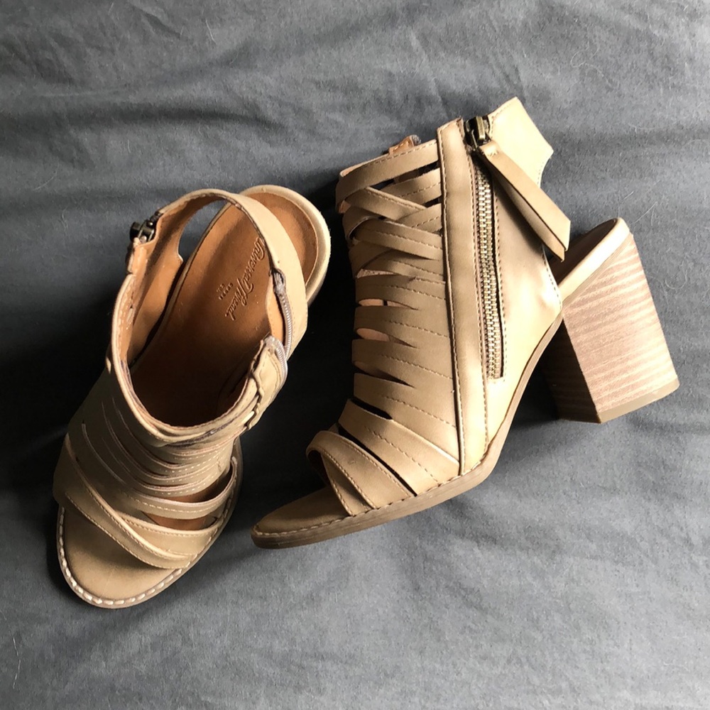 Strappy Cutout Booties